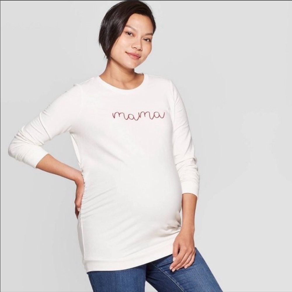 Isabel Maternity Mama Sweatshirt: XXL